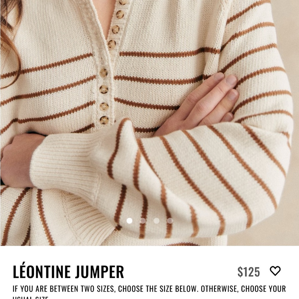 Sezane leontine jumper